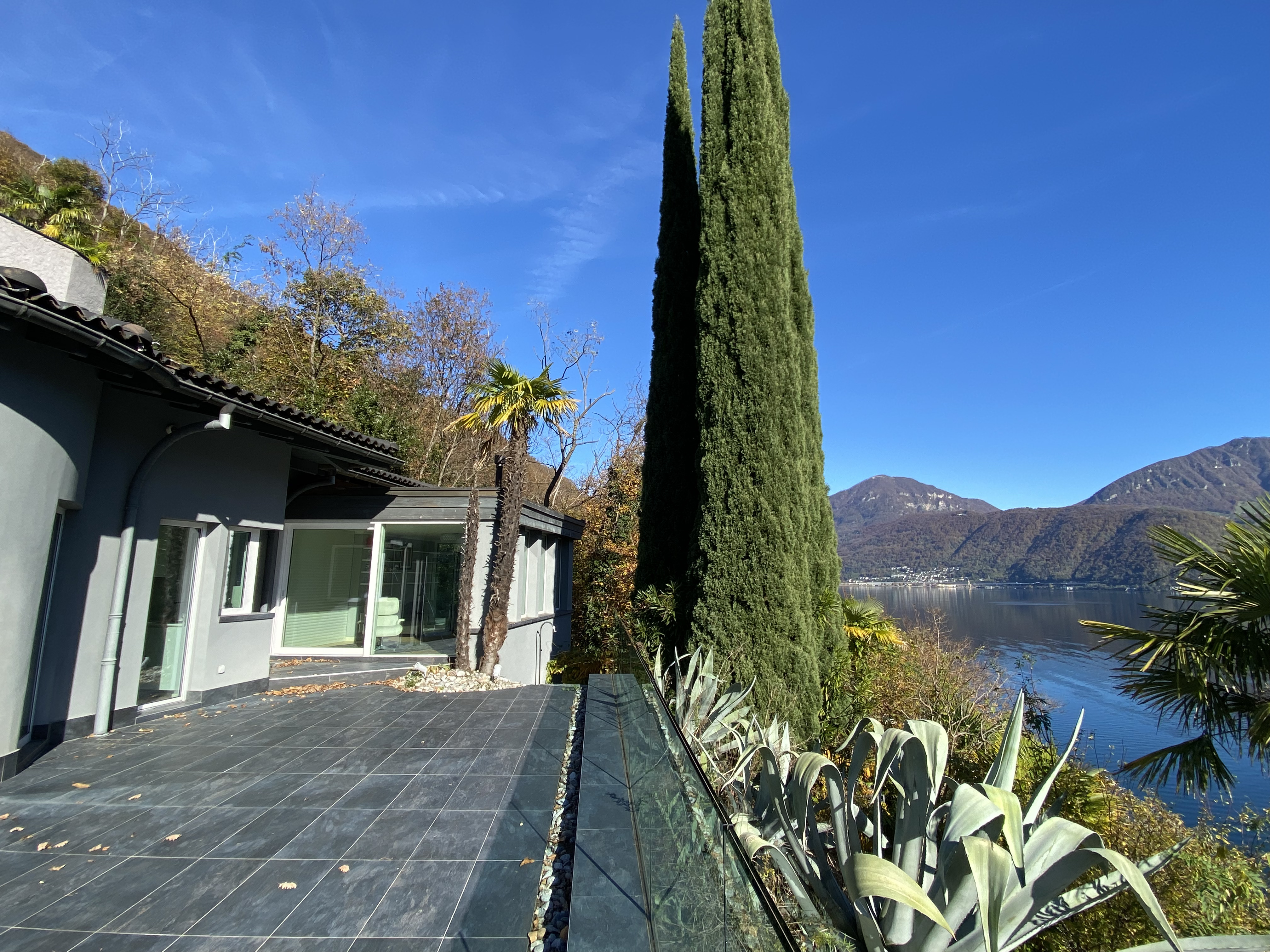 Vico Morcote - Stylish villa with SPA & indoor pool overlooking the lake
