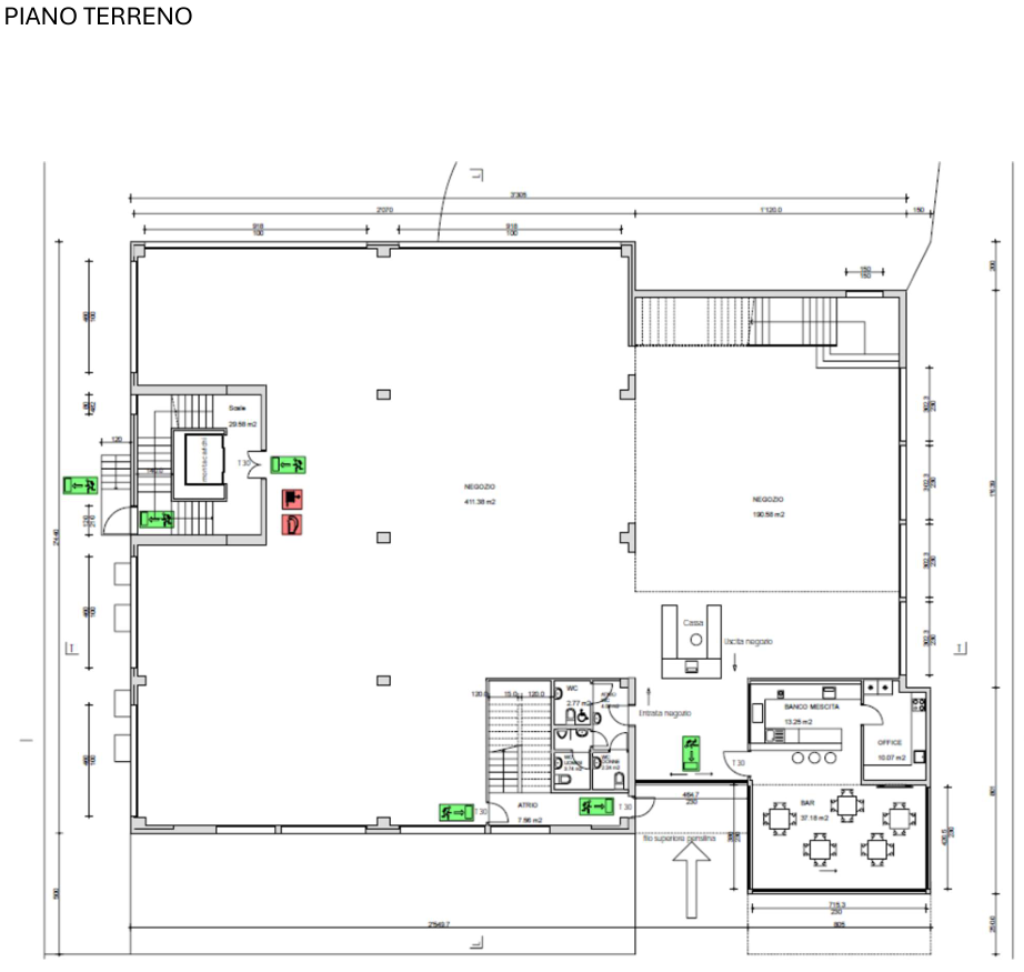 Mendrisio affittiamo ampio stabile commerciale/artigianale con ristorante